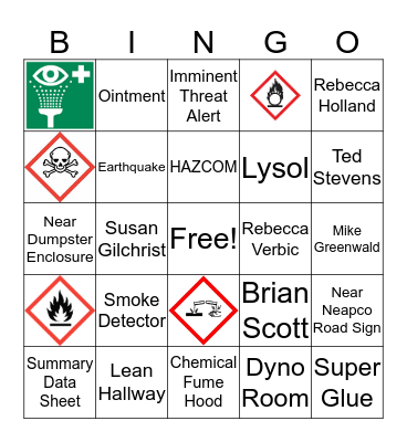 World Quality Day: Safety Bingo! Bingo Card
