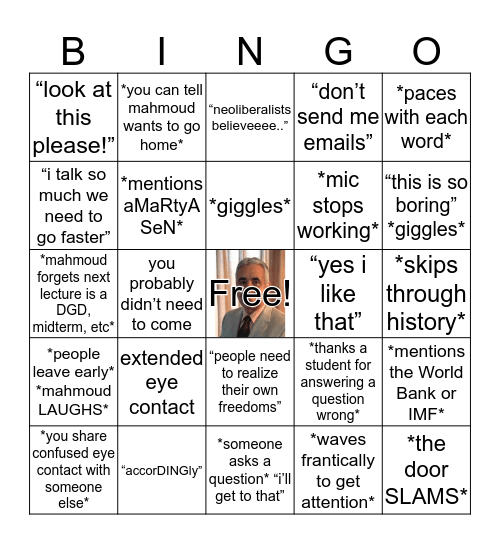 dvM 1100:) Bingo Card