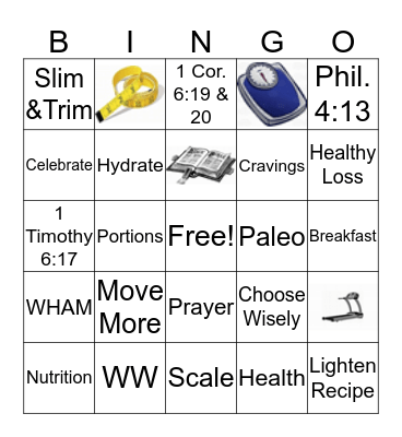 WHAM! Bingo Card