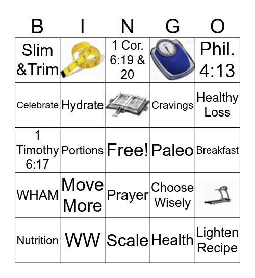 WHAM! Bingo Card