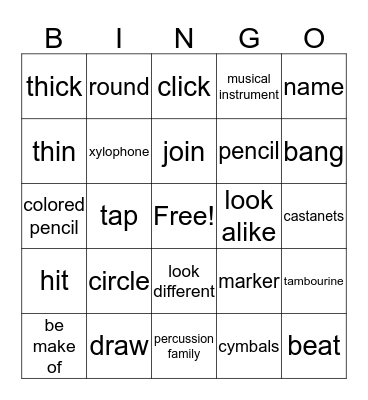 reading key-basic-1-unit 11 & 12 Bingo Card