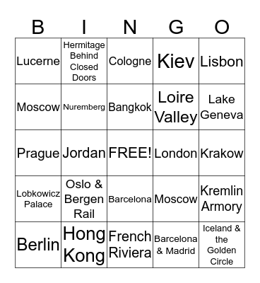 Beauty & the Beast Mode Card #1 Bingo Card