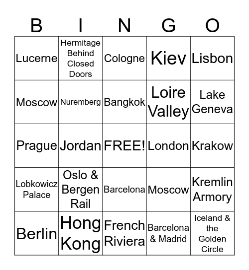 Beauty & the Beast Mode Card #1 Bingo Card