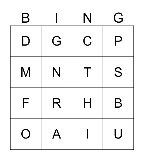 Direct Sales Bingo Card