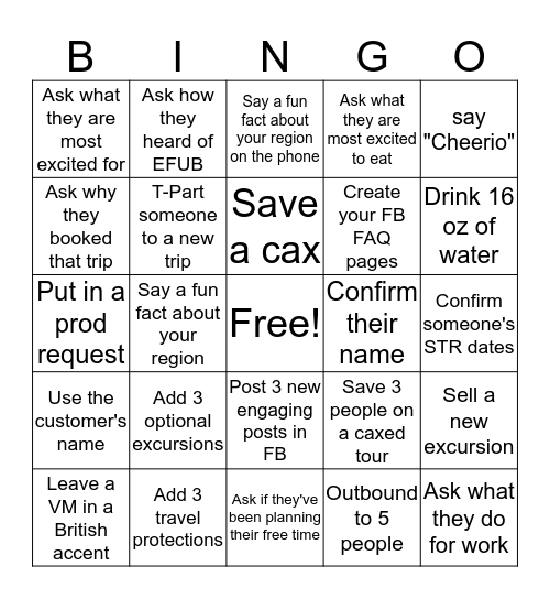 November Bingo Card