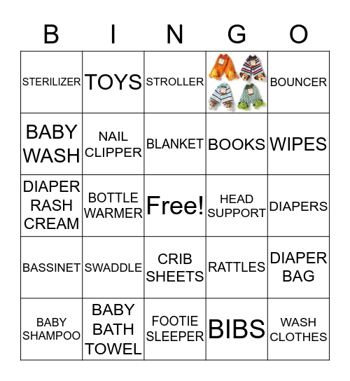 BABY K's Bingo Card