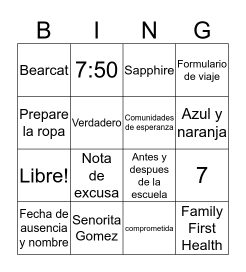 'LEVANTENSE' para el EXITO Bingo Card