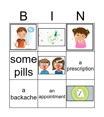At the Doctor Bingo Card
