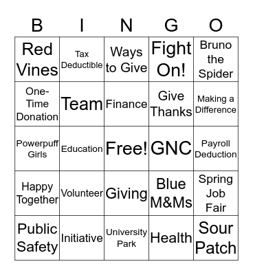 Good Neighbors Campaign Bingo Card
