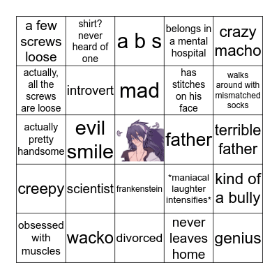 Kiri Bingo Card