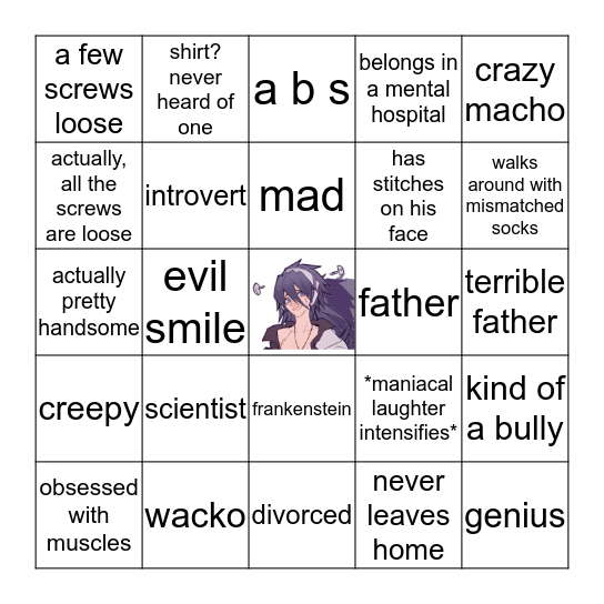 Kiri Bingo Card