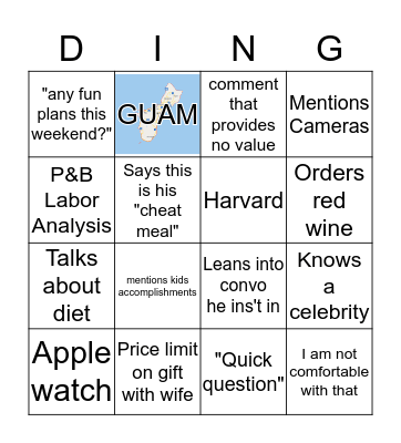 Dingo Bingo Card