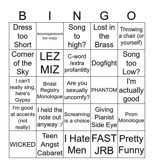 EFF TEA SEA Bingo Card