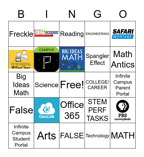 STEM, STEAM, AND STREAM Bingo Card
