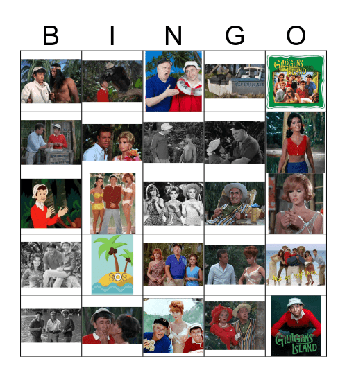 Gilligan's Island Bingo Card