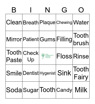ARIA-DENTAL BINGO Card