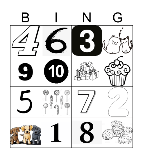 How old are you? Bingo Card