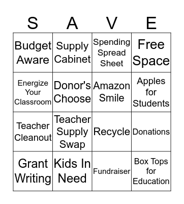 BUILDING INITIATIVE BINGO Card