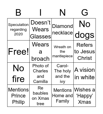 ROYAL BINGO Card