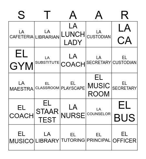 CRAWFORD CATS LOTERIA Bingo Card