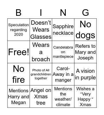ROYAL BINGO Card