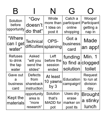 Hub Academy Bingo Card