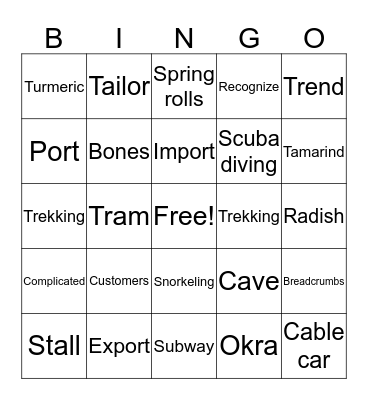 Maximize Practice BINGO Card