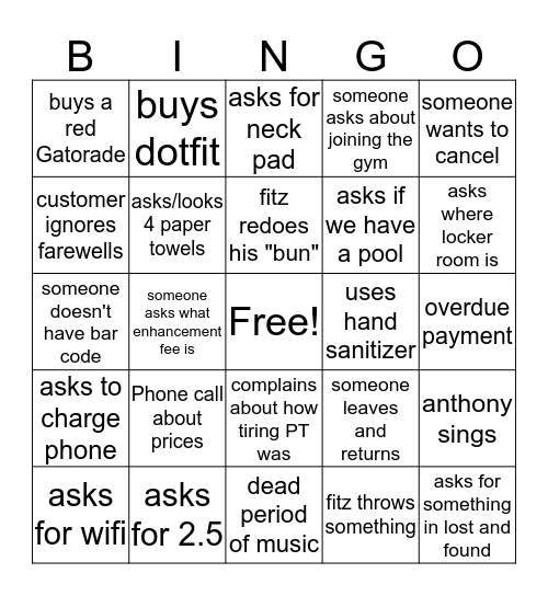Muv Bingo Card