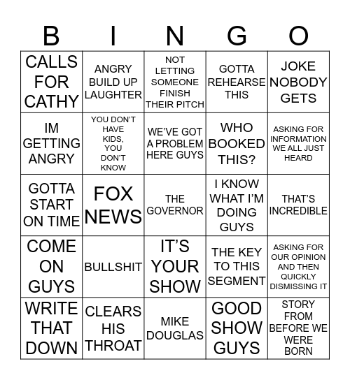 Woody Bingo Card