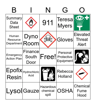 World Quality Day: Safety Bingo! Bingo Card