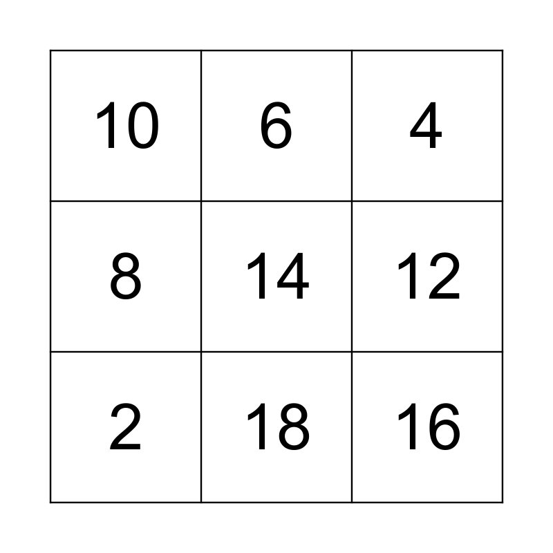 double-numbers-bingo-card