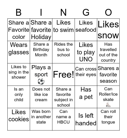 Delta Academy Bingo Card