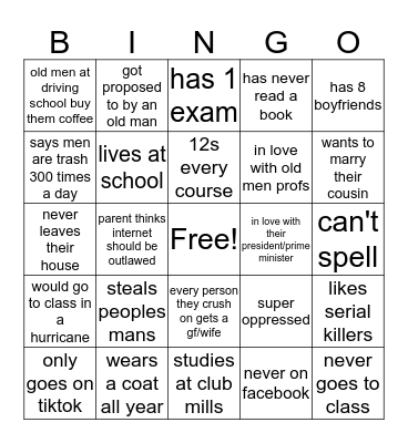 frog activists  Bingo Card