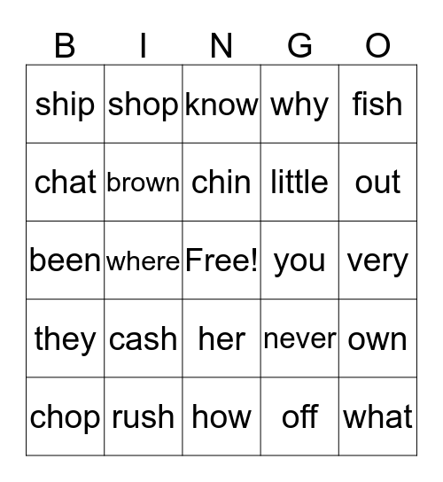 How Leopard Got His Spots Bingo Card