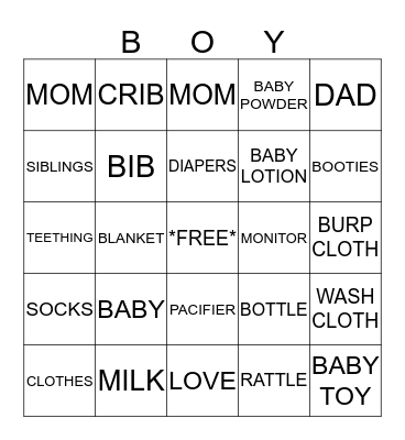 CONGRATULATIONS...IT'S A Bingo Card