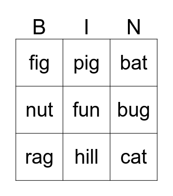 1st Grade Sonday Sight Words Bingo Card