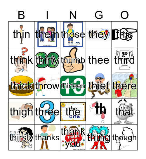 Initial 'TH' Artic Bingo  Bingo Card