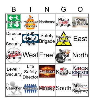 EMERGENCY PROCEDURES REVIEW Bingo Card