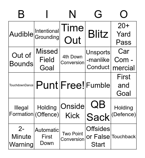 T R A N Q U I L I T Y    T A I L G A T E   P A R T Y Bingo Card