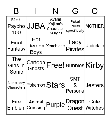 Robein Bingo Card