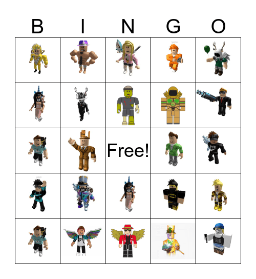 ROBLOX Bingo Card