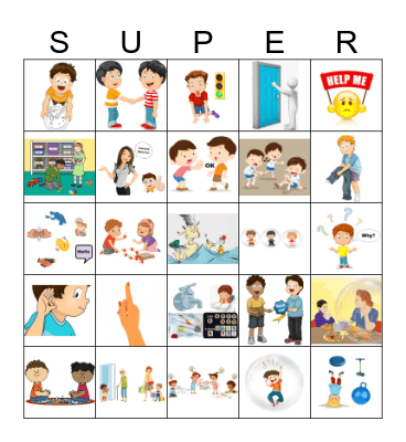 Andrew's Super Skills Bingo Card