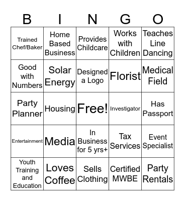 PNAACP EcoEmpower Bingo Card