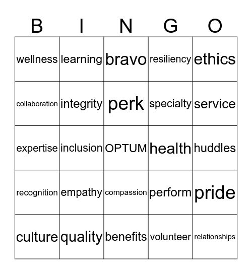 *****Team Reynolds***** Bingo Card