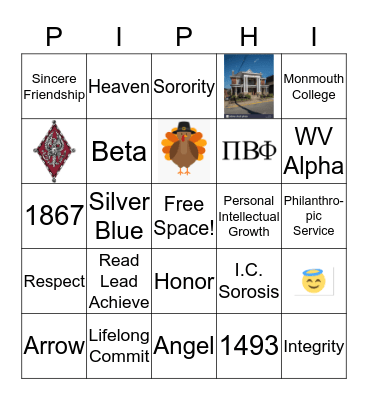 Friendsgiving! Bingo Card