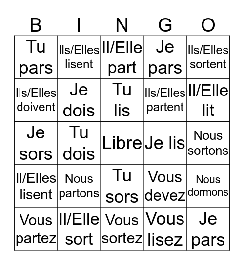 Loto  Bingo Card