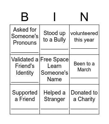 Find Someone Who Has Bingo Card