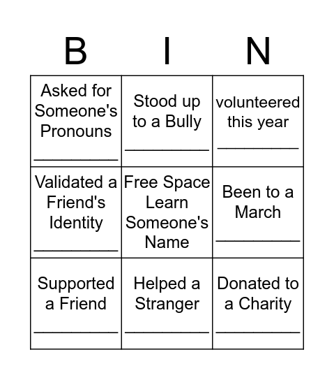 Find Someone Who Has Bingo Card
