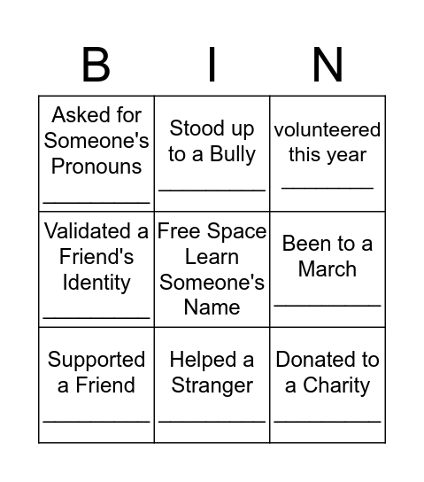 Find Someone Who Has Bingo Card