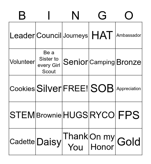 CST 640 Leaders Bingo Card